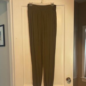 NWT Olive Green jogger cut dress Pants
